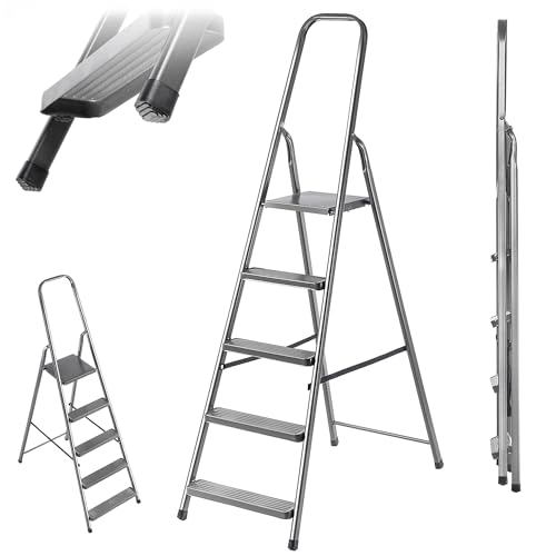 KADAX Escalera de Acero (5 Peldaños)