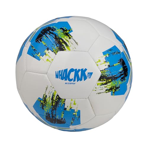 Image of WHACKK Zico HT-PU Football Size 5 Soccerball Hand Stitched for Practice & Training - Original PVC Waterproof. 3 Layered Ideal Sports Ball for All Ages on Ground, Grass and Turf