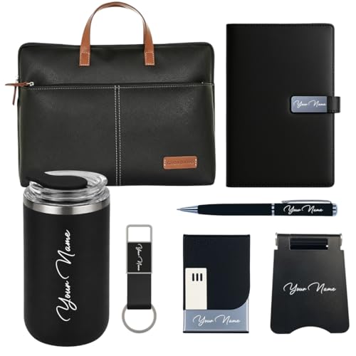 Giftana 7 in 1 Laptop Bag with Accessories, Black - Image 2