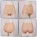 WQCZ Crossdressing Silicone Panties Fake Vagina Underwear Realistic Sexy Sissy False Pussy Boxer Briefs for Cosplay Shemale,Color 1