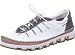 Produktbild Gemini Damen Sneaker Leder Cutouts sportliche Schnürschuhe 382345, Größe:39 EU, Farbe:Weiß