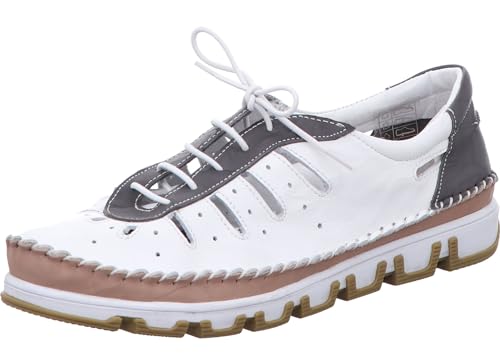 Gemini chaussures en cuir pour femmes 382345 anti frottement talon plat