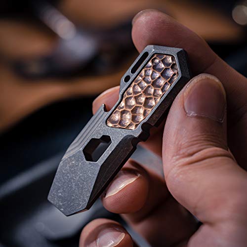 Titanium Pry Bar Edc Multi Tool With Bottle Opener Screwdriver Function Keychain Tools Outdoor Gear #TOP4