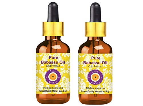 Huile de Babassu Contre les Cheveux Secs et Cassants Formule Pure Pressée à Froid 2x100ml