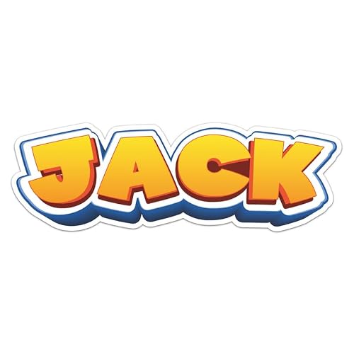 Generic Cartoon Jack Name Sticker - Vinyl Waterproof Decal