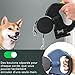 AVOID Doppelte Hundeleine Große Hunde 3M - Reflektierende Leine Hund, 360° Drehfunktion Mit Taschenlampe Und Taschenspender, Hundeleine 3M, Automatische Einziehbare Rollleinen