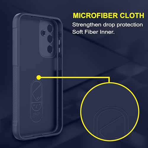 Image of Zapcase Back Case Cover for Samsung Galaxy F35 5G | Compatible for Samsung F35 5G Back Cover | Liquid Silicon Magic Case with Camera Protection | Sapphire