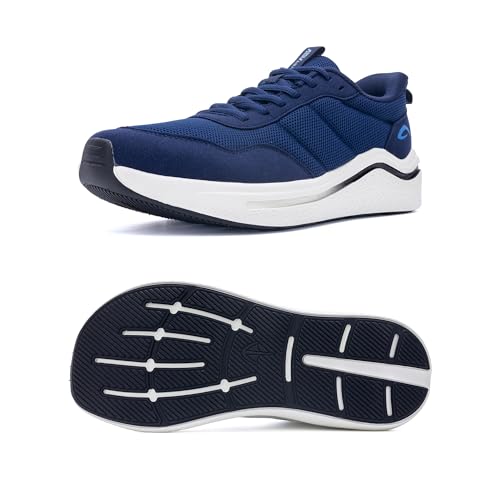 MAFEKE Mens Wide Toe Box Walking Shoes