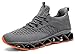 Mens Walking Shoes Blade Tennis Running Sneakers Comfort Fashion Non Slip Work Sport Zapatos de Hombre Grey
