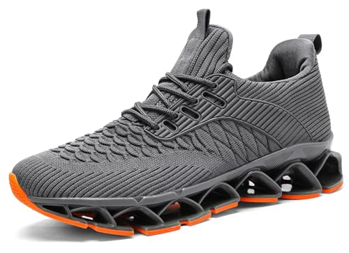 Image of Mens Slip on Walking Running Shoes Blade Tennis Casual Fashion Sneakers Comfort Non Slip Work Sport Athletic Trainer