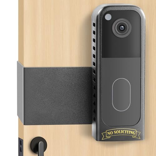 Anti Theft Blink Doorbell Mount - Blink Doorbell Camera Mount 2nd Gen No Drill - Metal Blink Front Door Bracket Door Bel - Detailed View
