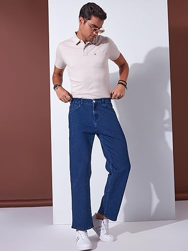 Image of Men's Solid Polo Collar Casual T-Shirt with Pocket | Cotton Polo Collar Half Sleeves Solid T-Shirt | Slim Fit Polos