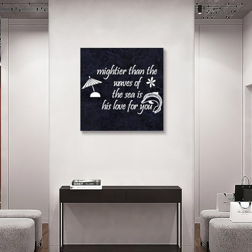 Cuadro de lienzo decorativo con mensaje de amor y fe para un hogar lleno de paz 6