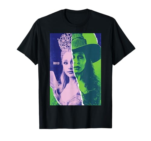 Wicked: For Good Glinda and Elphaba Split Portrait T-Shirt