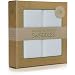 WeeSprout Organic Cotton Muslin 47-by-47-Inch Swaddle Blankets, Pack of 2