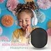 Ginsco Hard Shell Headphone Case Compatible with Skullcandy/Soundcore/Beats/Sony MDR7506/BERIBES/KVIDIO/TOZO Foldable Wireless/Wired Over-Ear Headphones, Travel Carrying Headset Case (Black)