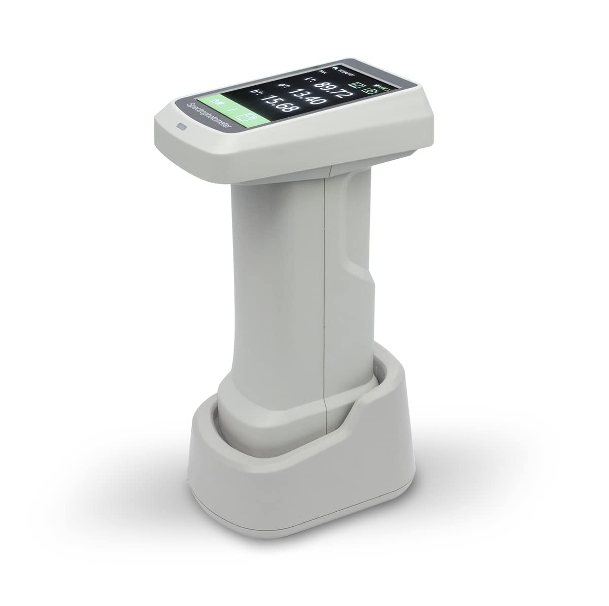 Spectrophotometer Handheld Color Meter Analyzer Colorimeter with Φ11mm Measuring Diameter Repeatability ΔE*ab≤ 0.04 Display Accuracy 0.01Measurement Structure D/8, SCI 3.5-inch Full-color Screen