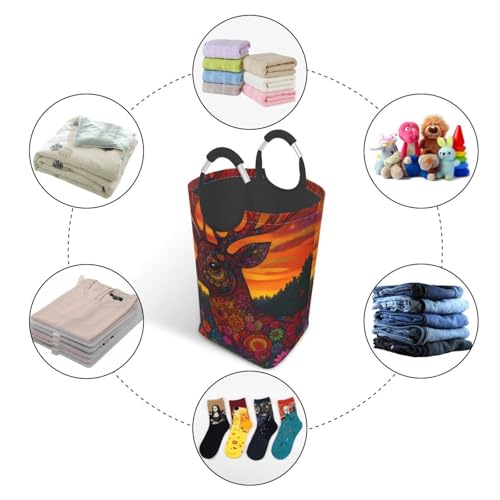 Panier à linge pliable imperméable pour optimiser les petits espaces
