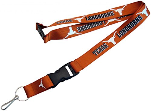 Lanière NCAA Texas Longhorns aminco pour clés et badge de supporter