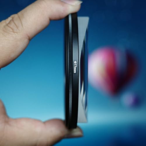 Filtro lineal fotográfico de efecto óptico de vidrio para rosca de 77 mm 3