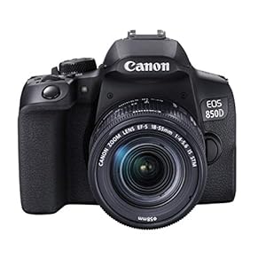 Canon EOS 850D EF-S 18-55mm F4-5.6 IS STM zwart
