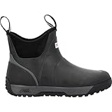Xtratuf Men's Ice 6 Inch Rubber Ankle Deck Boot, Black, Size 10