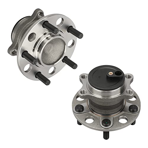 IRONTEK 512332x2 Rear Wheel Hub Bearing Assembly (5 Lugs W/ABS) Compatible for Chrysler 2011-2014 200/2007-2010 Sebring Dodge 2008-2014 Avenger/ 2007-2012 Caliber 2007-2016 Jeep Compass 2PCS