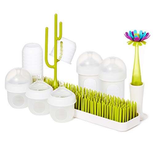Boon, NURSH Bundle, Starter Set with Bottles, Drying Rack, Brush and Accessories