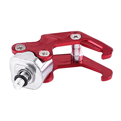 オートバイ コンビニフック 汎用 キャリー ヘルメット 小物置く アルミ 耐久性(レッド)