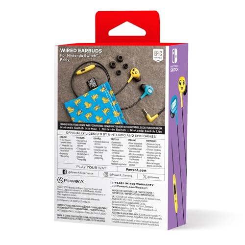 Auricolari a filo Nintendo Switch - Peely - Cuffia gaming - Immagine 1