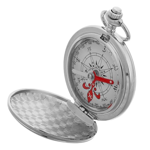 Brújula Vintage de Bolsillo en Zinc para Camping y Senderismo miniatura 1