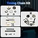 2.4L Ecotec Engine Timing Chain Kit Fit For Chevy Equinox Malibu Captiva lmpala HHR Cobalt, for Buick Regal Lacrosse Verano,for GMC Terrain L4 2.2L 2.4L 2009-2017
