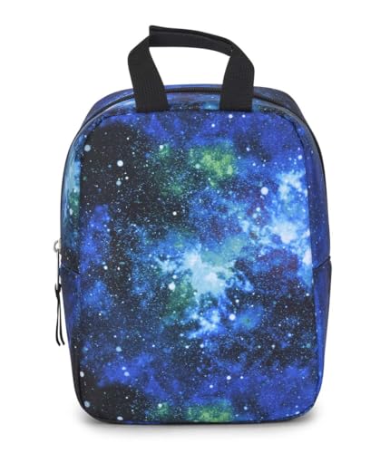 Image of JanSport Big Break Insulated Lunch Bag - Small Soft-Sided Cooler Ideal for Class, Work, or Meal Prep, Cyberspace Galaxy