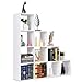 COSTWAY Treppenregal Stufenregal Raumteiler Bücherregal Standregal Aktenregal Holzregal 10 Fächer weiß