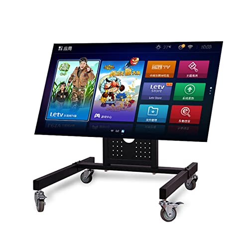 Chariot de support de montage TV roulant 32-65 pouces LCD