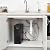 COSTWAY AW-RB20 Alkaline PH+ Reverse Osmosis Water Filter, 800 GPD Tankless Under-Sink RO System with 8-Stage Filtration, Smart LED Faucet, 2:1 Pure to Drain Ratio, High-Efficiency Water Purification