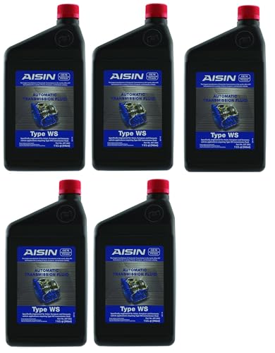 Set of 5 Auto Trans Fluids Aisin ATF-0WS for Cadillac Lexus Scion Toyota Volvo