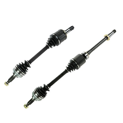 Image of TRQ Front Left and Right CV Axle Assembly Set 2 Piece with Plug-In Style Inboard Joint Compatible with 97-01 Lexus ES300 97-04 Toyota Avalon 97-01 Camry 3.0L Auto 98-03 Sienna 99-03 Solara 3.0L Auto