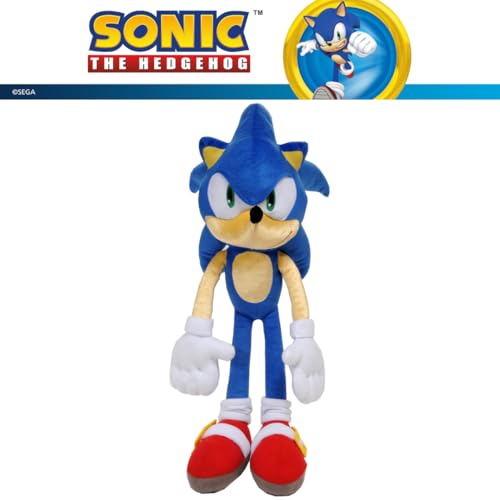Franco Sonic The Hedgehog Anime Kids Bedding Super Soft Plush Cuddle Pillow Buddy, tamanho único, (P
