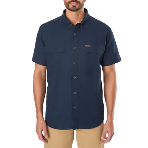 Smith's Workwear Men's Stretch Full-Swing Work Shirt