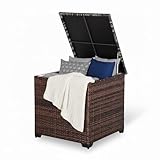wicker box purse Simple assembly (instructions included). A practical, stylish addition to any outdoor area.