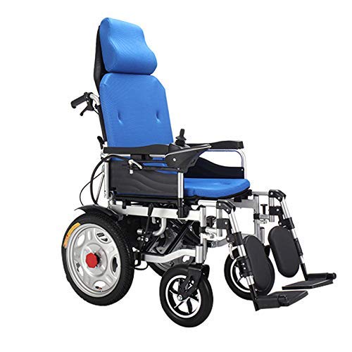 Sedia a rotelle, Sedia a rotelle elettrica Pieghevole Rapida, sedie a rotelle elettriche Resistenti, sicure e Facili da Guidare