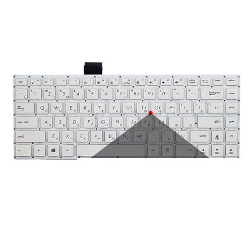Clavier PC portable Asus E402 E402M R417 touches silencieuses russe cyrillique blanc