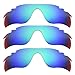 IMYTPFT 3 Compatible/Replacement for Lenses oakleys Radarlock Path Vented Green Polarized