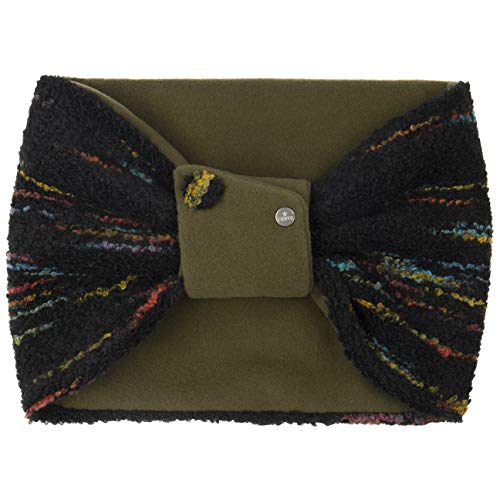 Image of Lierys Yasima Boucle Loop Scarf Handmade Multifunctional Bow Design Women Autumn Winter Made in Italy