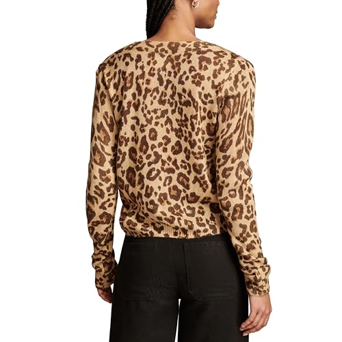 Lucky Brand Womens Cheetah Print Cardigan2
