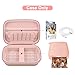 Canboc Hard Case for HP Sprocket 2x3 Portable Instant Photo Printer, Zipper Mesh Pocket fits Photo Paper and Cable, Rose Gold