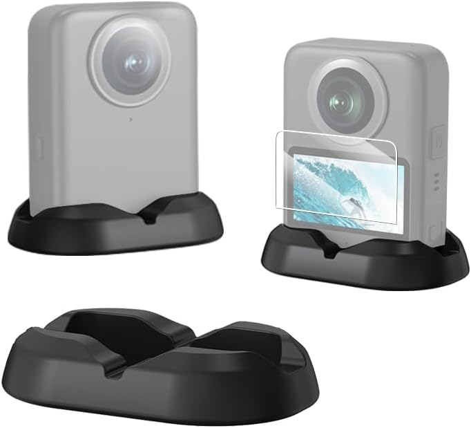 Screen Protector+Silicone Mount for DJI OSMO 360, Anti-Slip Base Stable Bracket Accessories for OSMO 360 image 4