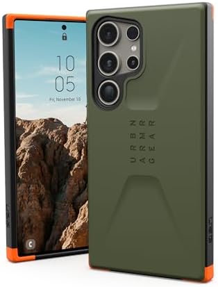 URBAN ARMOR GEAR UAG Designed for Samsung Galaxy S24 Ultra Case 6.8" Monarch, Pathfinder, Plyo, Plasma, Civilian Rugged Military Drop-Proof Impact Resistant Non-Slip Protective Cover