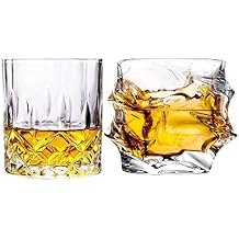 GLASKEY Large Old Fashioned Glass Set